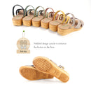 No.1843 Duo-Way Cross Belt Wedge Sandal