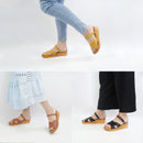 No.1843 Duo-Way Cross Belt Wedge Sandal