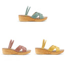 No.1843 Duo-Way Cross Belt Wedge Sandal