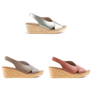 No.2027 Back Belt Wedge Sandal