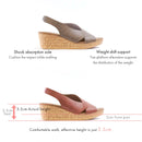 No.2027 Back Belt Wedge Sandal