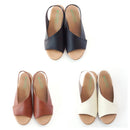 No.2027 Back Belt Wedge Sandal