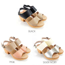 No.2034 Ankle Strap Chunky Heel Sandal