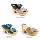 No.2034 Ankle Strap Chunky Heel Sandal