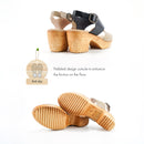 No.2034 Ankle Strap Chunky Heel Sandal