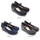 No.3074 Stable Heel Strap Pumps