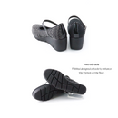 No.3074 Stable Heel Strap Pumps