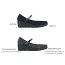 No.3074 Stable Heel Strap Pumps