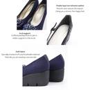 No.3075 Stable Heel Blink Ribbon Pumps