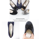 No.3075 Stable Heel Blink Ribbon Pumps