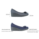 No.3075 Stable Heel Blink Ribbon Pumps