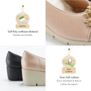 No.3084 Stable Heel Blink Flower Pumps