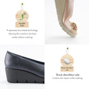 No.3084 Stable Heel Blink Flower Pumps