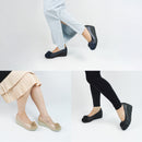 No.3084 Stable Heel Blink Flower Pumps