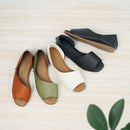 No.3702 Open Toe Flat Shoes