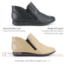 No.4007 Easy Zip Short Boots