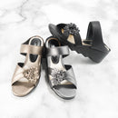 No.8207A Wave Walk Flower Slip-On