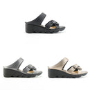 No.8207A Wave Walk Flower Slip-On