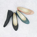 No.8614A Weave Upper Flat Pumps