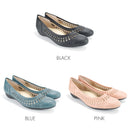 No.8614A Weave Upper Flat Pumps