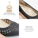 No.8614A Weave Upper Flat Pumps