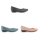 No.8614A Weave Upper Flat Pumps