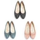 No.8614A Weave Upper Flat Pumps