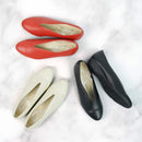 No.8616A V Cut Upper Flat Pumps