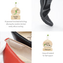 No.8616A V Cut Upper Flat Pumps