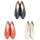 No.8616A V Cut Upper Flat Pumps