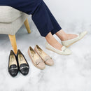 No.8620A Stretchable Upper Metal Upper Pumps