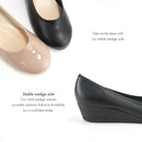No.8621A Stretchable Upper Wedge Heel Pumps