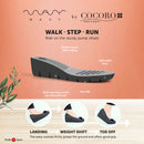 No.3084 Stable Heel Blink Flower Pumps