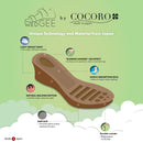 No.1834 Cross Belt Wedge Slip-On