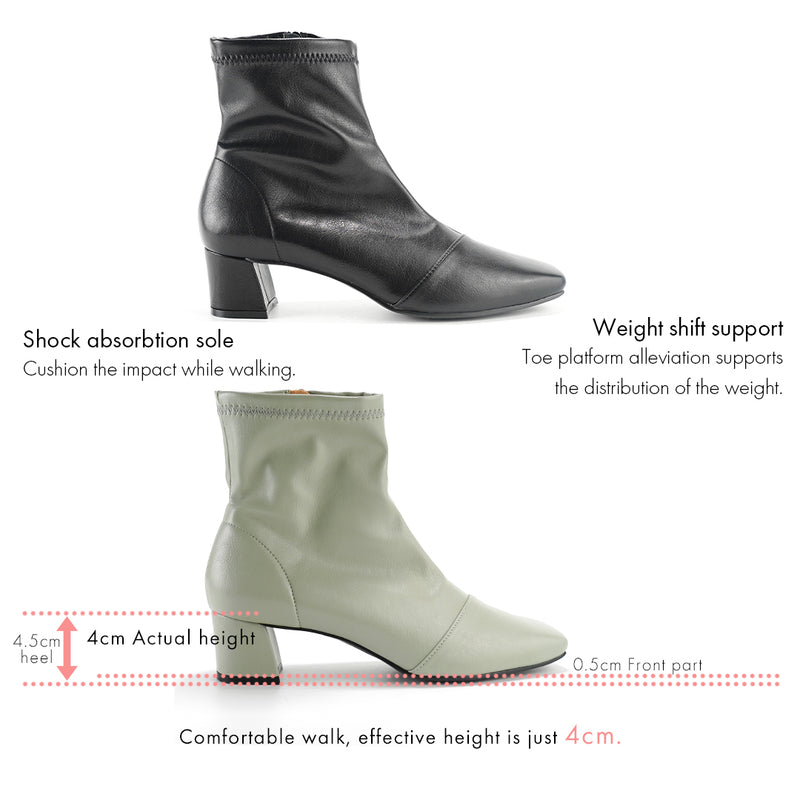 SUaSHI 1005 Side Zip Stretchable Boots