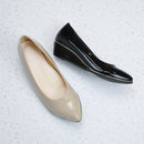 SUaSHI 9131 Gold Edge Pumps Almond Toe