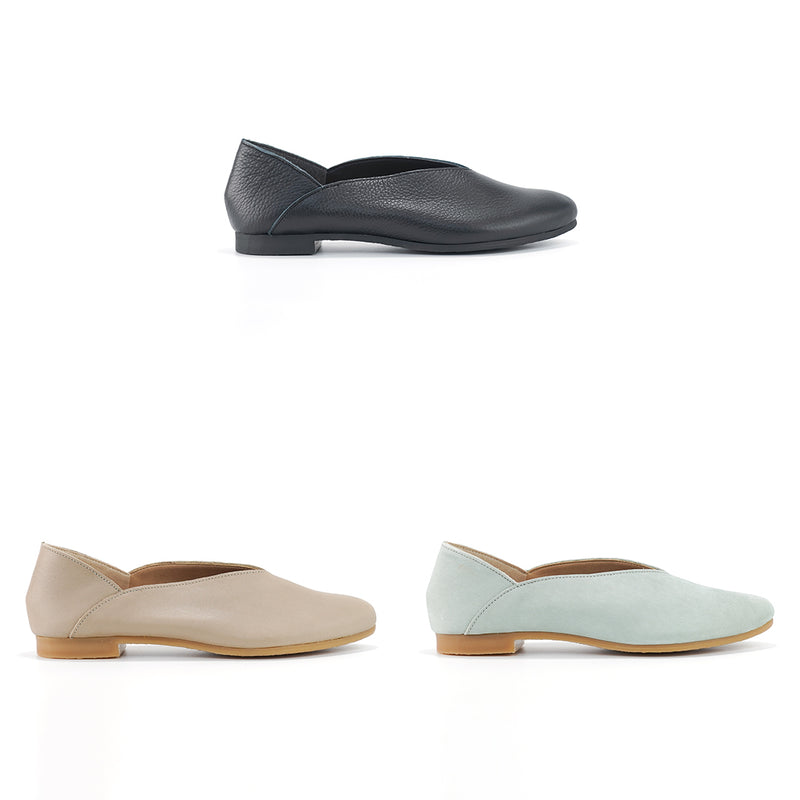 No.RP279 Pointy V-Cut Flat Shoes