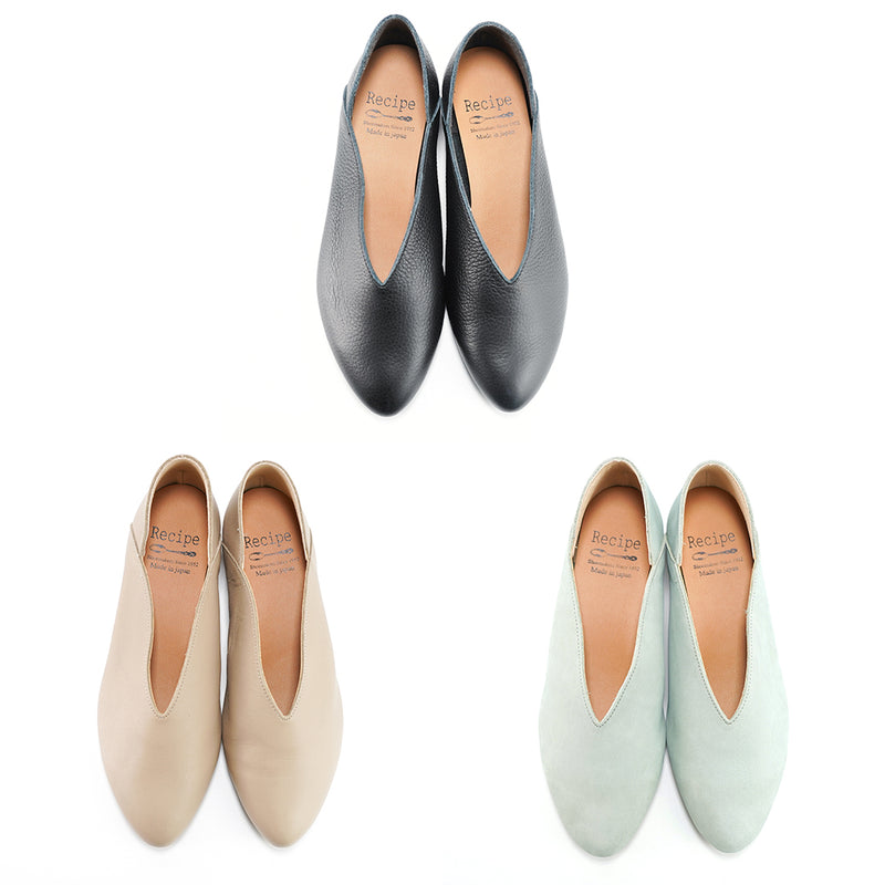No.RP279 Pointy V-Cut Flat Shoes