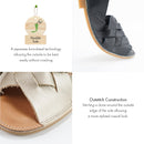 No.RP501 Open Toe L-Cut Weave Slip On