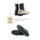 No.RP526 Cow Leather Back Gore Boots