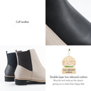 No.RP526 Cow Leather Back Gore Boots