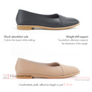 No.RP531 Slanting Line Leather Pumps