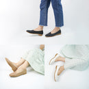 No.RP531 Slanting Line Leather Pumps