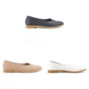 No.RP531 Slanting Line Leather Pumps
