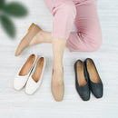 No.RP531 Slanting Line Leather Pumps